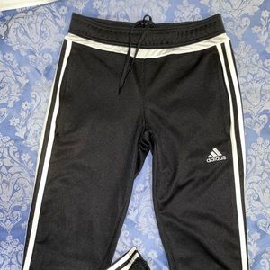 ADIDDAS black slim cut jogger sz XS